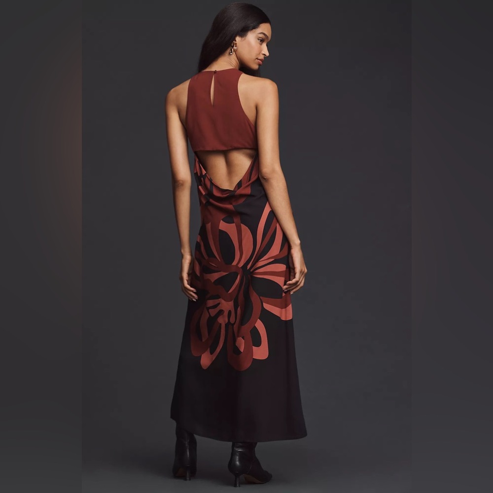 Farm Rio Floral-Print Maxi Dress